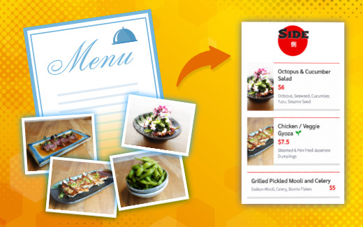 Food Website Quickstart